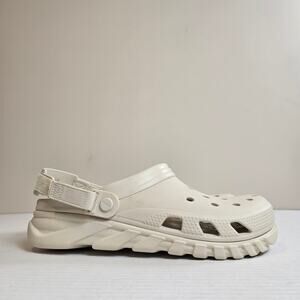 Crocs Duet Max II Clogs Size Men's 13 Stucco Water Shoes Adjustable Straps
